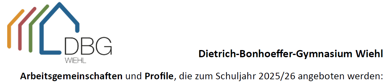 AG Liste Schuljahr 2025/2026
